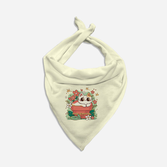 Keep Growing Cat-Dog-Bandana-Pet Collar-Ca Mask