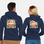 Keep Growing Cat-Unisex-Zip-Up-Sweatshirt-Ca Mask