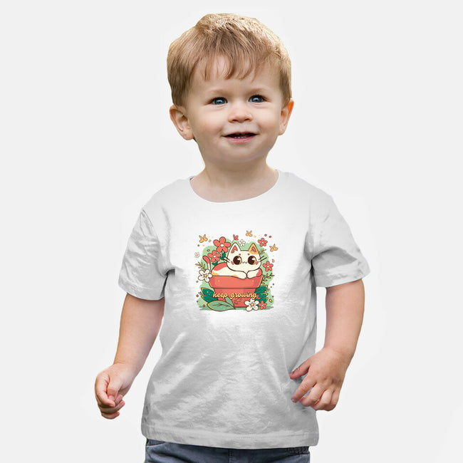 Keep Growing Cat-Baby-Basic-Tee-Ca Mask