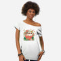 Keep Growing Cat-Womens-Off Shoulder-Tee-Ca Mask