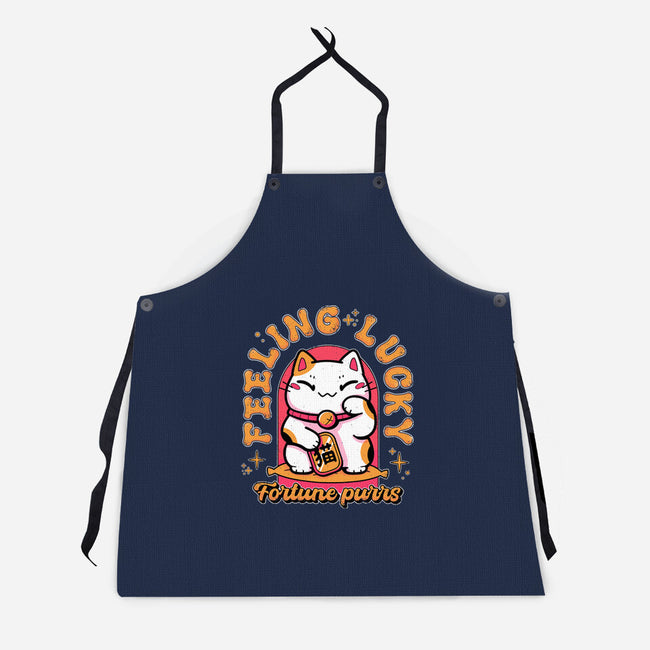 Fortune Purrs-Unisex-Kitchen-Apron-Ca Mask