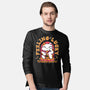 Fortune Purrs-Mens-Long Sleeved-Tee-Ca Mask