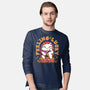 Fortune Purrs-Mens-Long Sleeved-Tee-Ca Mask