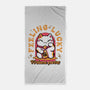 Fortune Purrs-None-Beach-Towel-Ca Mask