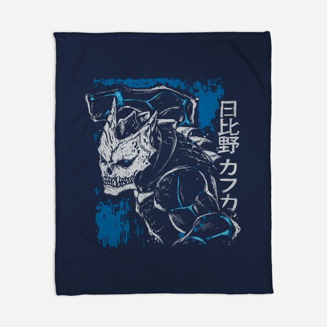 Kaiju Kafka Hibino-None-Fleece-Blanket-xMorfina