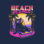 Vaporwave Summer Cat-Womens-V-Neck-Tee-Studio Mootant