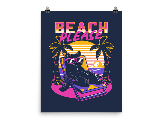 Vaporwave Summer Cat