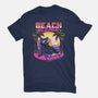 Vaporwave Summer Cat-Mens-Basic-Tee-Studio Mootant