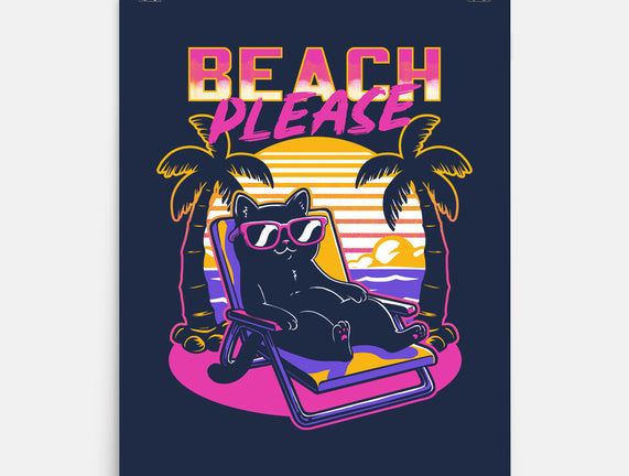 Vaporwave Summer Cat