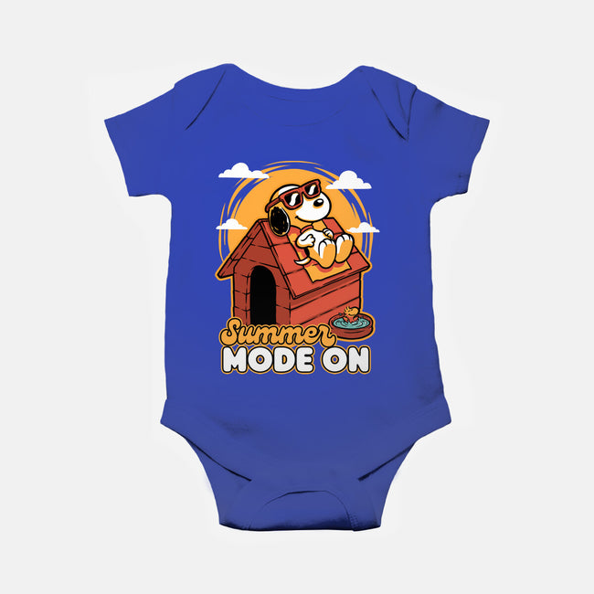 Beagle Summer Vacation-Baby-Basic-Onesie-Studio Mootant