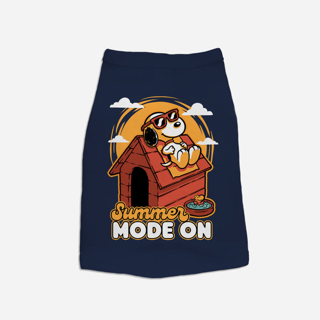 Beagle Summer Vacation-Cat-Basic-Pet Tank-Studio Mootant