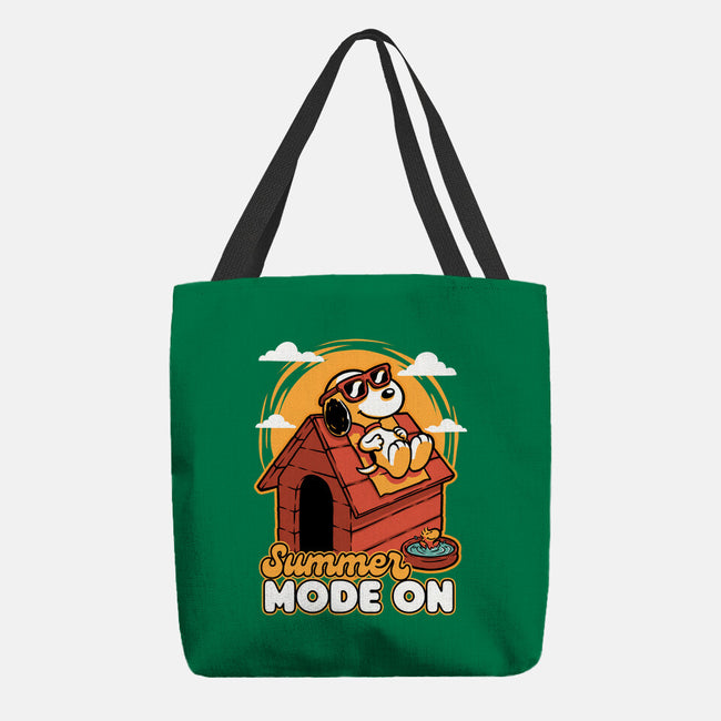 Beagle Summer Vacation-None-Basic Tote-Bag-Studio Mootant