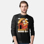 Beagle Summer Vacation-Mens-Long Sleeved-Tee-Studio Mootant