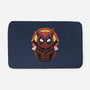 Red Cat Mutant-None-Memory Foam-Bath Mat-Astrobot Invention