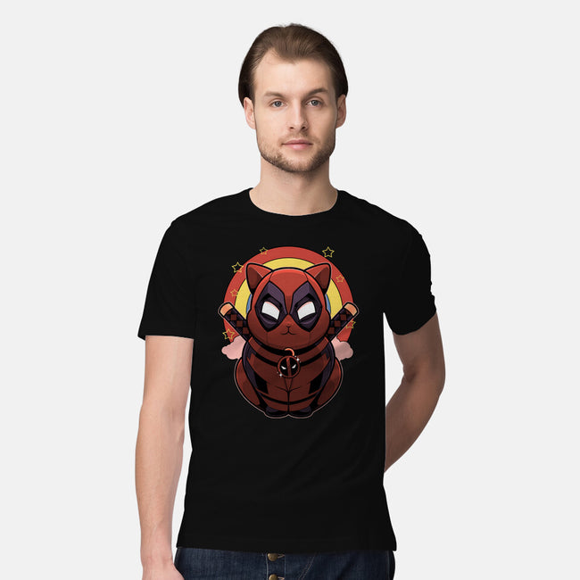 Red Cat Mutant-Mens-Premium-Tee-Astrobot Invention