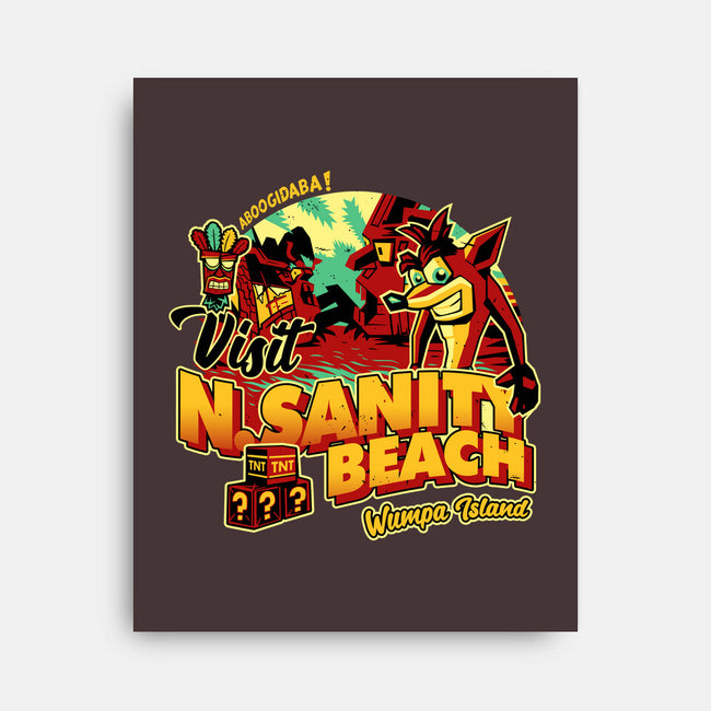 Visit N Sanity Beach-None-Stretched-Canvas-daobiwan