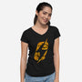 Power Armor-Womens-V-Neck-Tee-spoilerinc