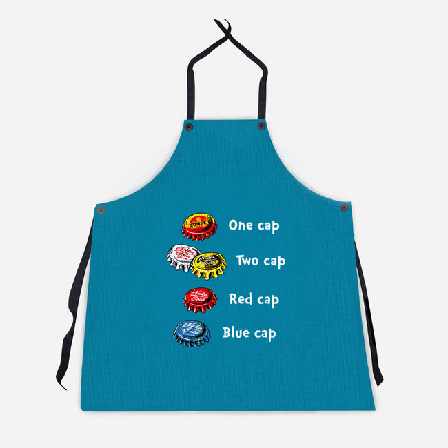 Bottle Caps Fever-Unisex-Kitchen-Apron-Olipop