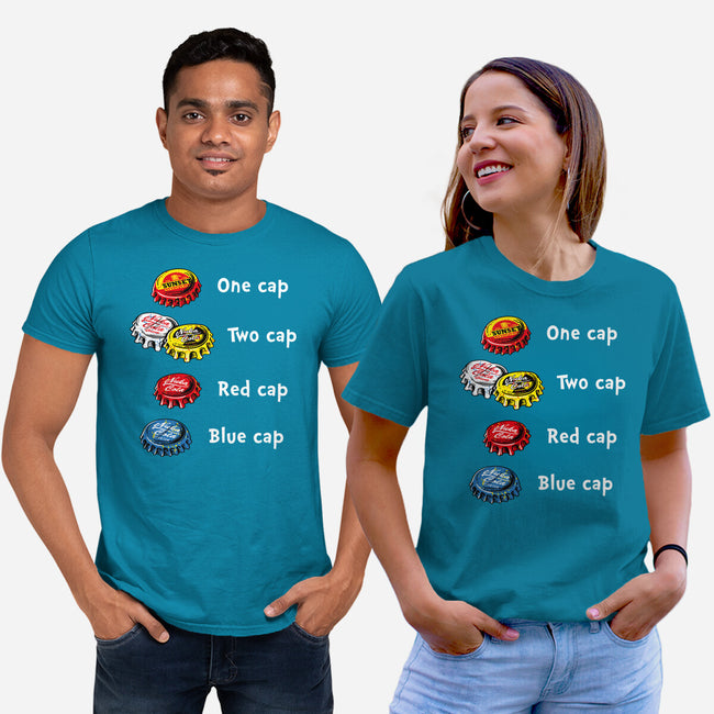 Bottle Caps Fever-Unisex-Basic-Tee-Olipop