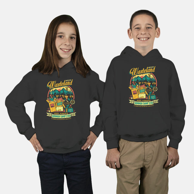 Radioactive Summer Camp-Youth-Pullover-Sweatshirt-Olipop