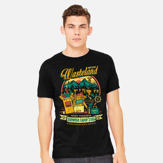 Radioactive Summer Camp-Mens-Heavyweight-Tee-Olipop