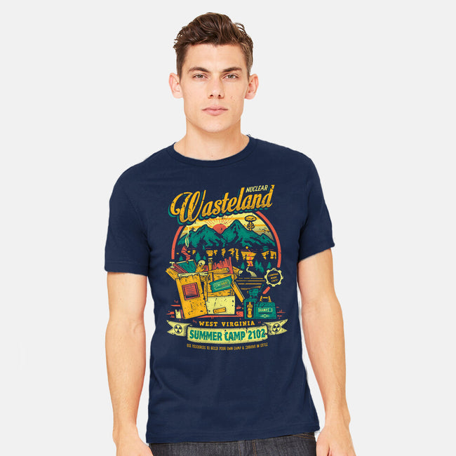 Radioactive Summer Camp-Mens-Heavyweight-Tee-Olipop