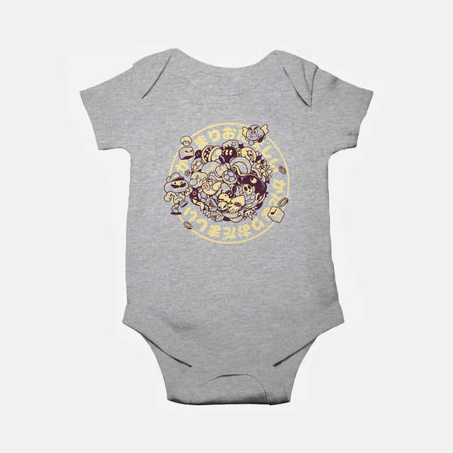 Let's A Roll-Baby-Basic-Onesie-ilustrata