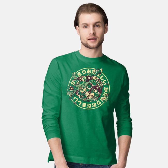 Let's A Roll-Mens-Long Sleeved-Tee-ilustrata