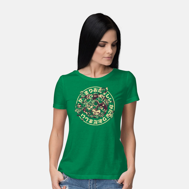 Let's A Roll-Womens-Basic-Tee-ilustrata