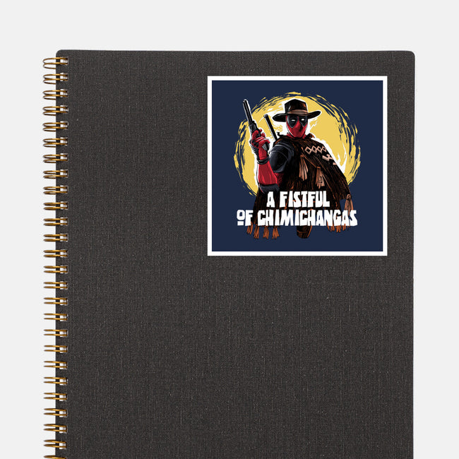 A Fistful Of Chimichangas-None-Glossy-Sticker-zascanauta