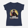 A Fistful Of Chimichangas-Womens-V-Neck-Tee-zascanauta