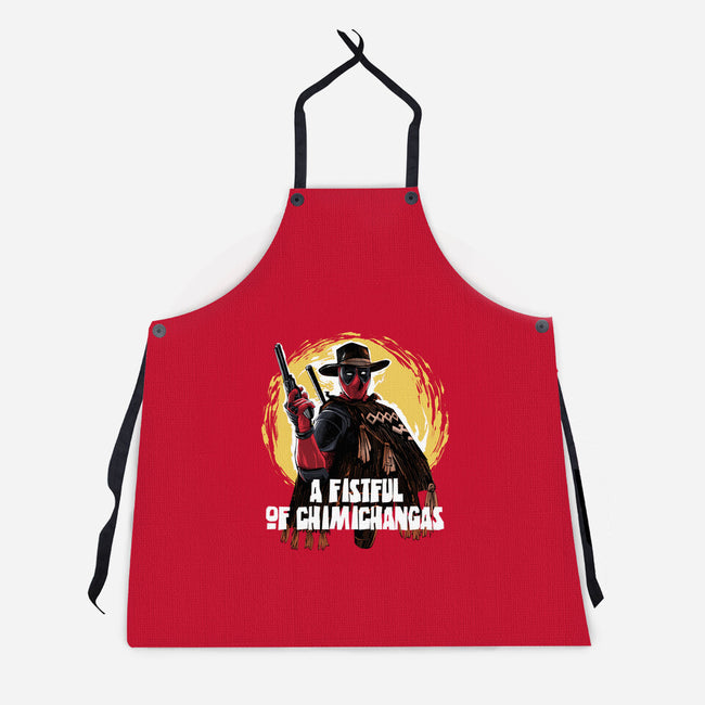 A Fistful Of Chimichangas-Unisex-Kitchen-Apron-zascanauta