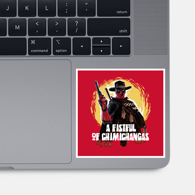 A Fistful Of Chimichangas-None-Glossy-Sticker-zascanauta