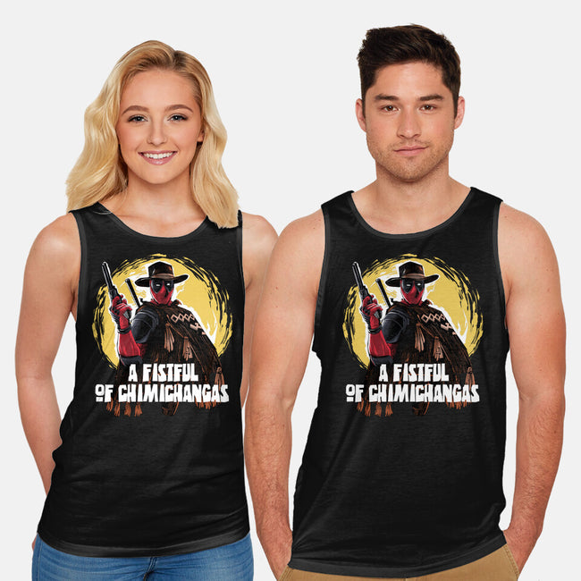 A Fistful Of Chimichangas-Unisex-Basic-Tank-zascanauta