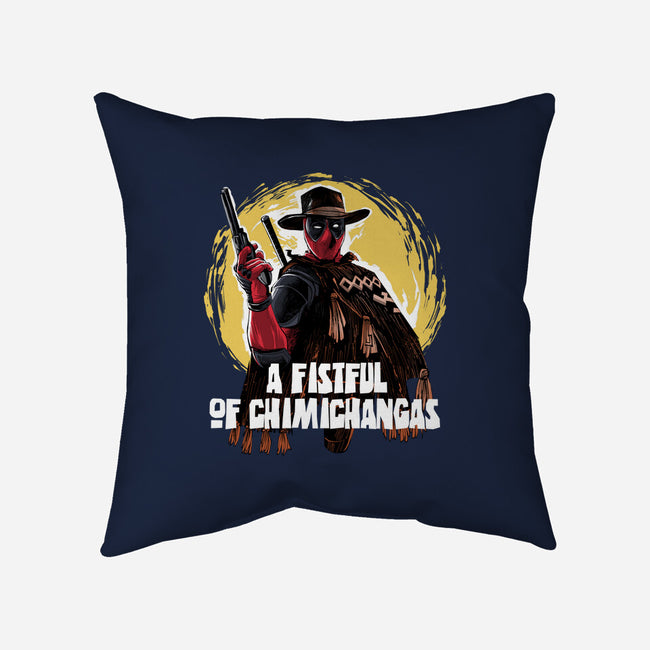 A Fistful Of Chimichangas-None-Removable Cover-Throw Pillow-zascanauta