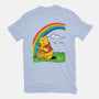 Gold At The End Of The Rainbow-Womens-Fitted-Tee-imisko