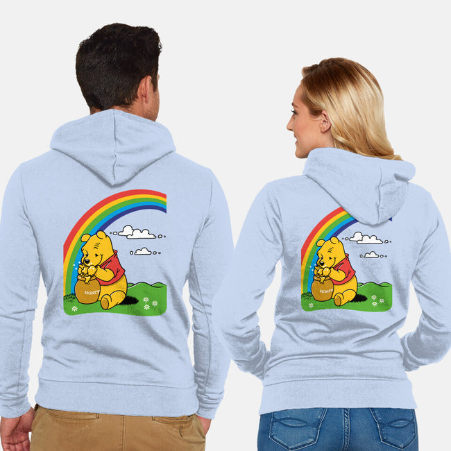 Gold At The End Of The Rainbow-Unisex-Zip-Up-Sweatshirt-imisko