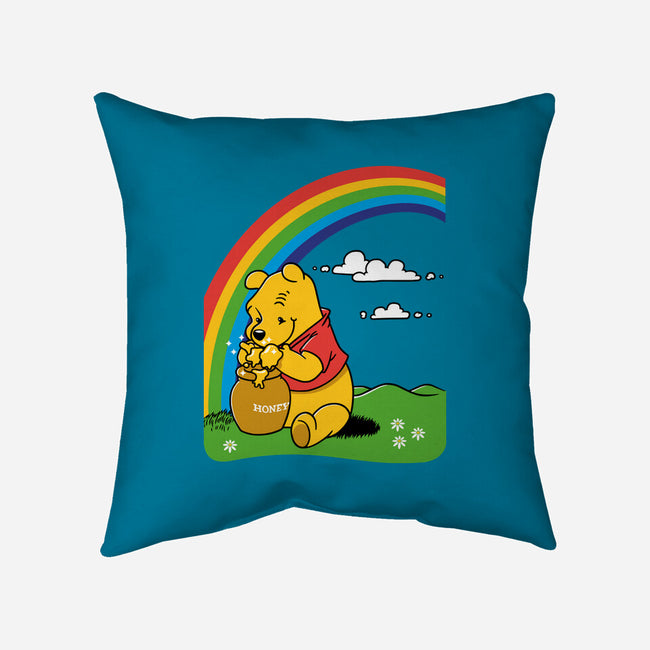 Gold At The End Of The Rainbow-None-Removable Cover-Throw Pillow-imisko