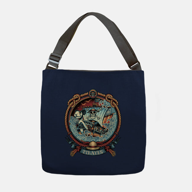 It's All About The Pirate Life-None-Adjustable Tote-Bag-glitchygorilla