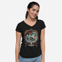 It's All About The Pirate Life-Womens-V-Neck-Tee-glitchygorilla