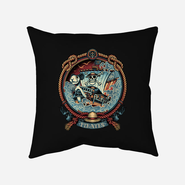 It's All About The Pirate Life-None-Removable Cover w Insert-Throw Pillow-glitchygorilla