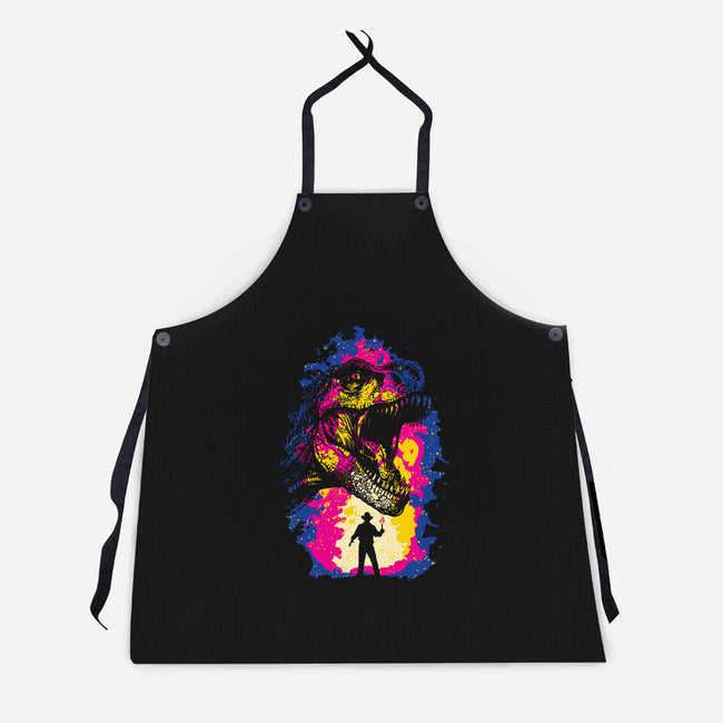 Isla Nublar-Unisex-Kitchen-Apron-dalethesk8er