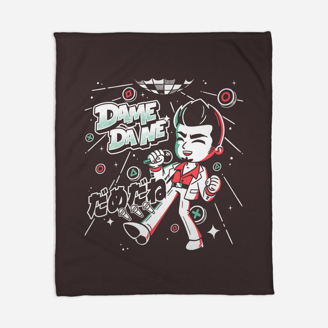 Dame Da Ne Karaoke-None-Fleece-Blanket-estudiofitas