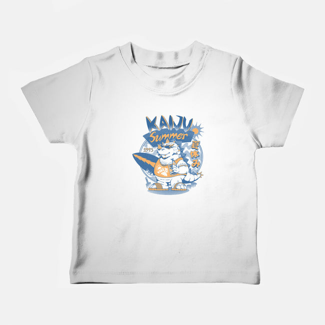 Kaiju Summer Vibes-Baby-Basic-Tee-ilustrata