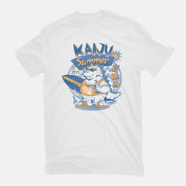 Kaiju Summer Vibes-Womens-Fitted-Tee-ilustrata