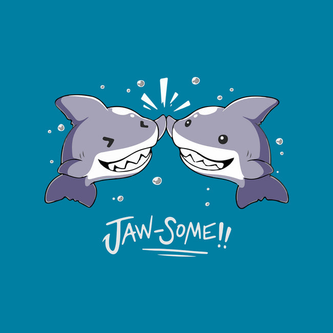 Shark Jaw-some-Womens-Fitted-Tee-FunNkey