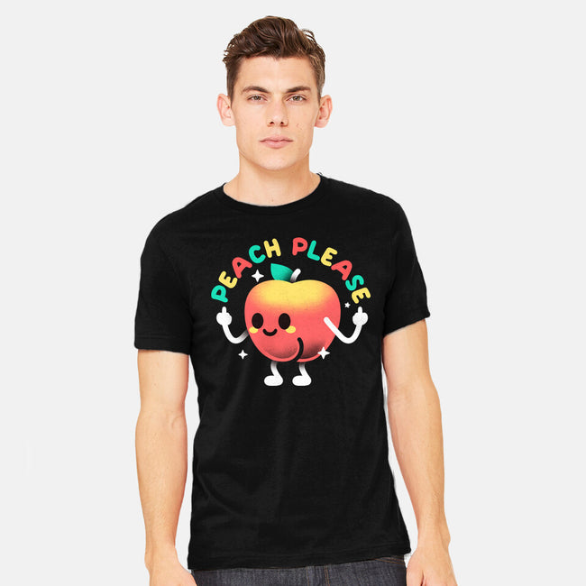 Peach Please-Mens-Heavyweight-Tee-NemiMakeit