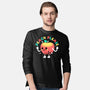 Peach Please-Mens-Long Sleeved-Tee-NemiMakeit