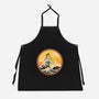 The Great Heeler Off Kanagawa-Unisex-Kitchen-Apron-retrodivision