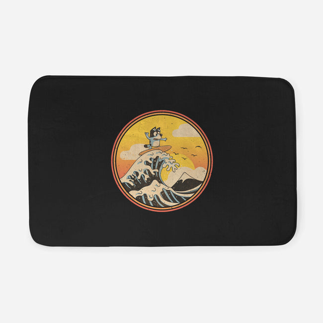 The Great Heeler Off Kanagawa-None-Memory Foam-Bath Mat-retrodivision